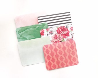 Tarjetas de notas en blanco con sobres, tarjetas de felicitación variadas, sólo porque papelería, lindo juego estacionario, tarjetas A2 y sobres,