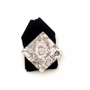 Minikaarten bloemen, cadeaukaarten, kleine notitiekaarten, cadeaupapier bloemen, kaartbijlagen, cadeaubonnen, blanco tags, minikaarten met enveloppen