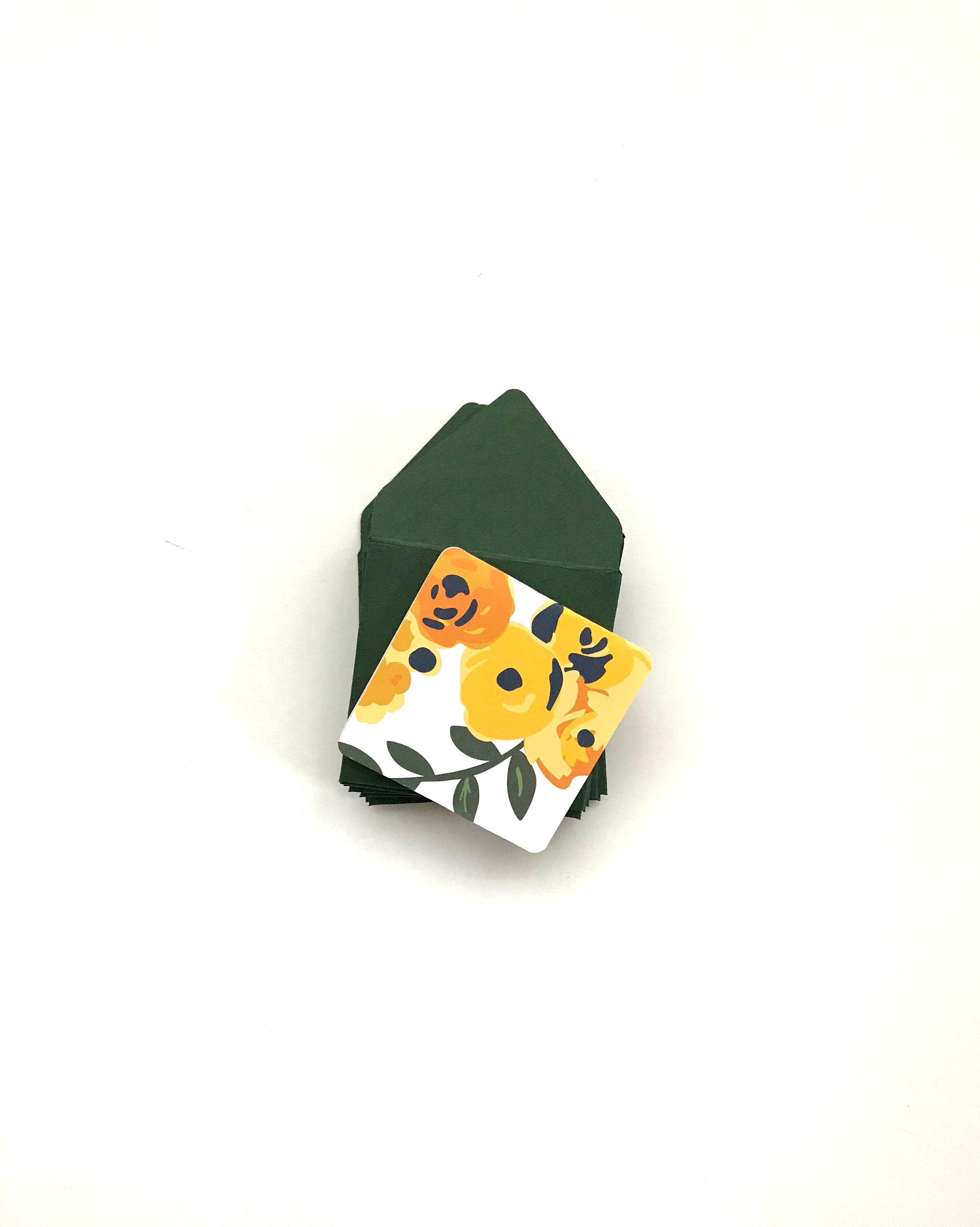 Mini Cards, Cards With Flowers, Blank Note Cards, Small Envelopes, Cute ...