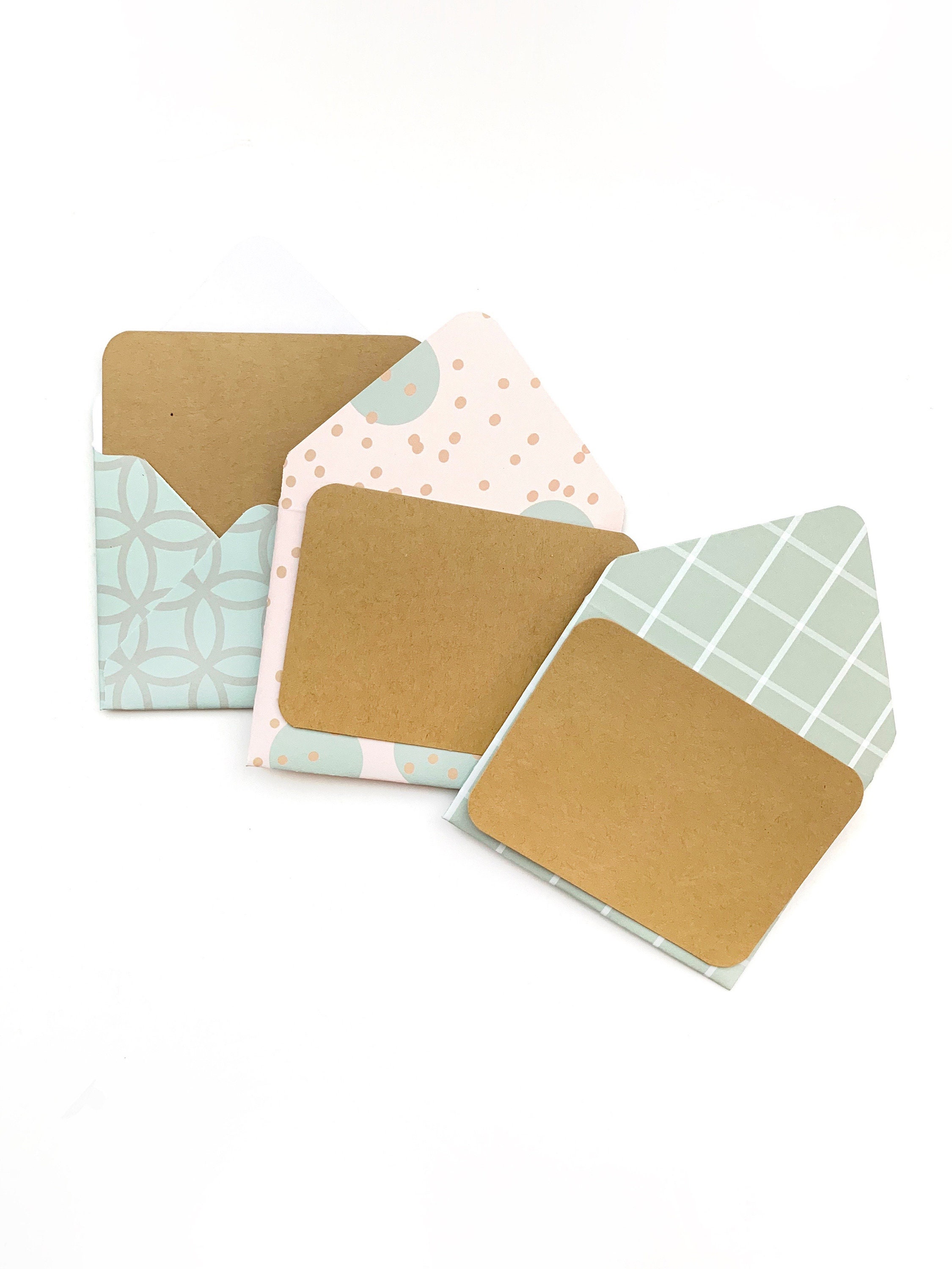 Gift Card Envelopes Calling Card Envelopes 3x4 Envelopes Etsy