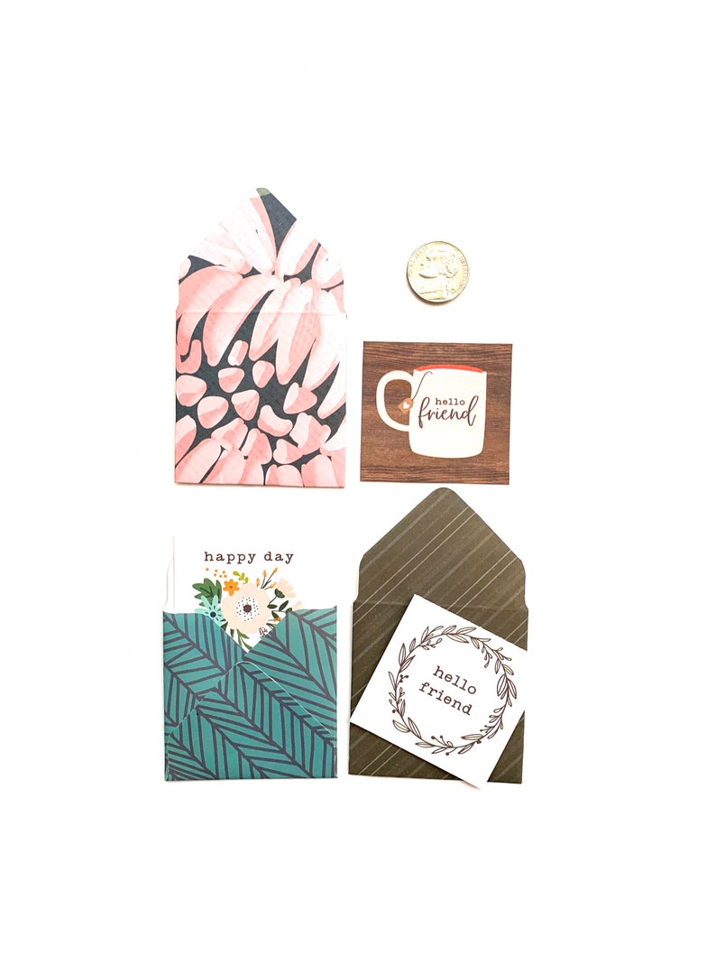 Tiny Affirmation Cards, Positive Affirmation Messages, 2X2 Cards and ...