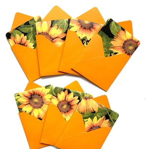 Cartes de notes de tournesol, mini merci, merci de travailleur essentiel, cartes de reconnaissance des étudiants, cartes de notes carrées 3x3, papeterie de tournesol