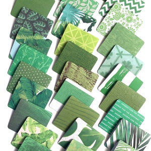 Grüne mini Karten, Karten für Geschenke, Versandmaterial, süsse Karteikarten, Mini 3x3 Karten, Geschenkverpackungskarten, kleine Karten für den Versand