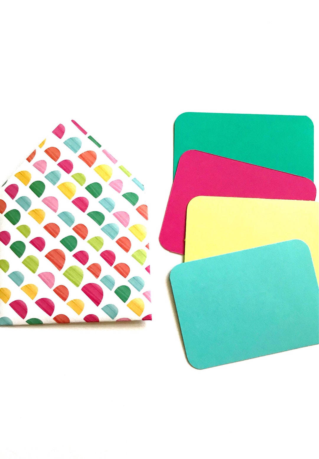 Gift Card Envelopes, Cute Note Cards, Blank Mini Cards, 3x4 Envelopes ...