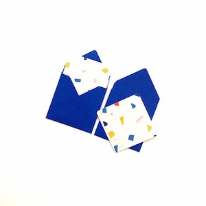 Cartes de note abstraite, 80 's papeterie, 80 's thème cartes, cartes de correspondance mignon, ensemble cadeau stationnaire, carte de remerciement vierge, petites cartes et enveloppes