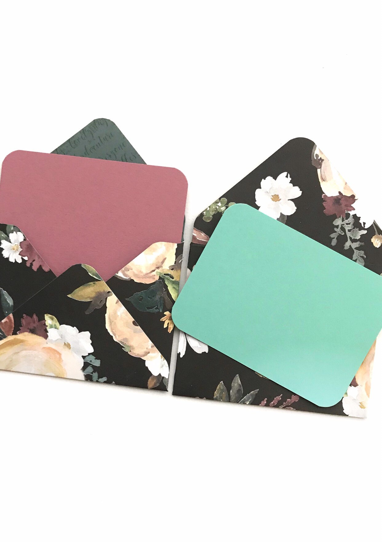 Flat Card Stationery Mini envelopes blank note cards mini Etsy