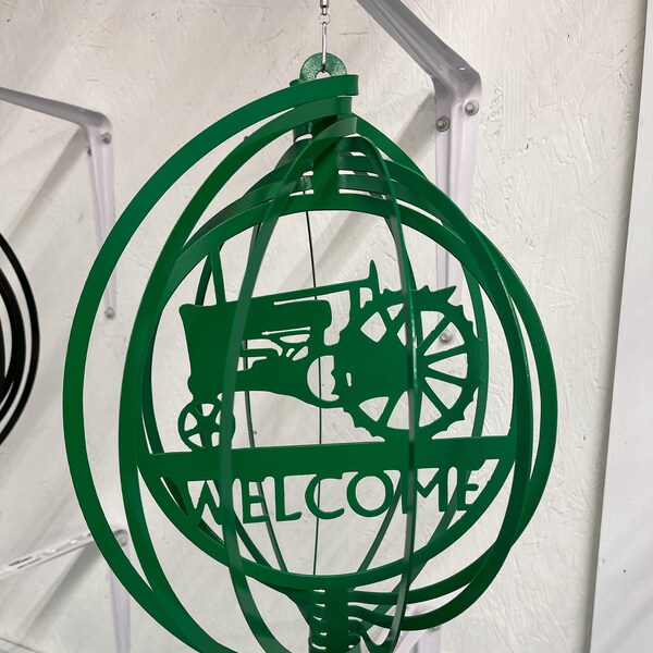 Tractor Wind Spinners Etsy