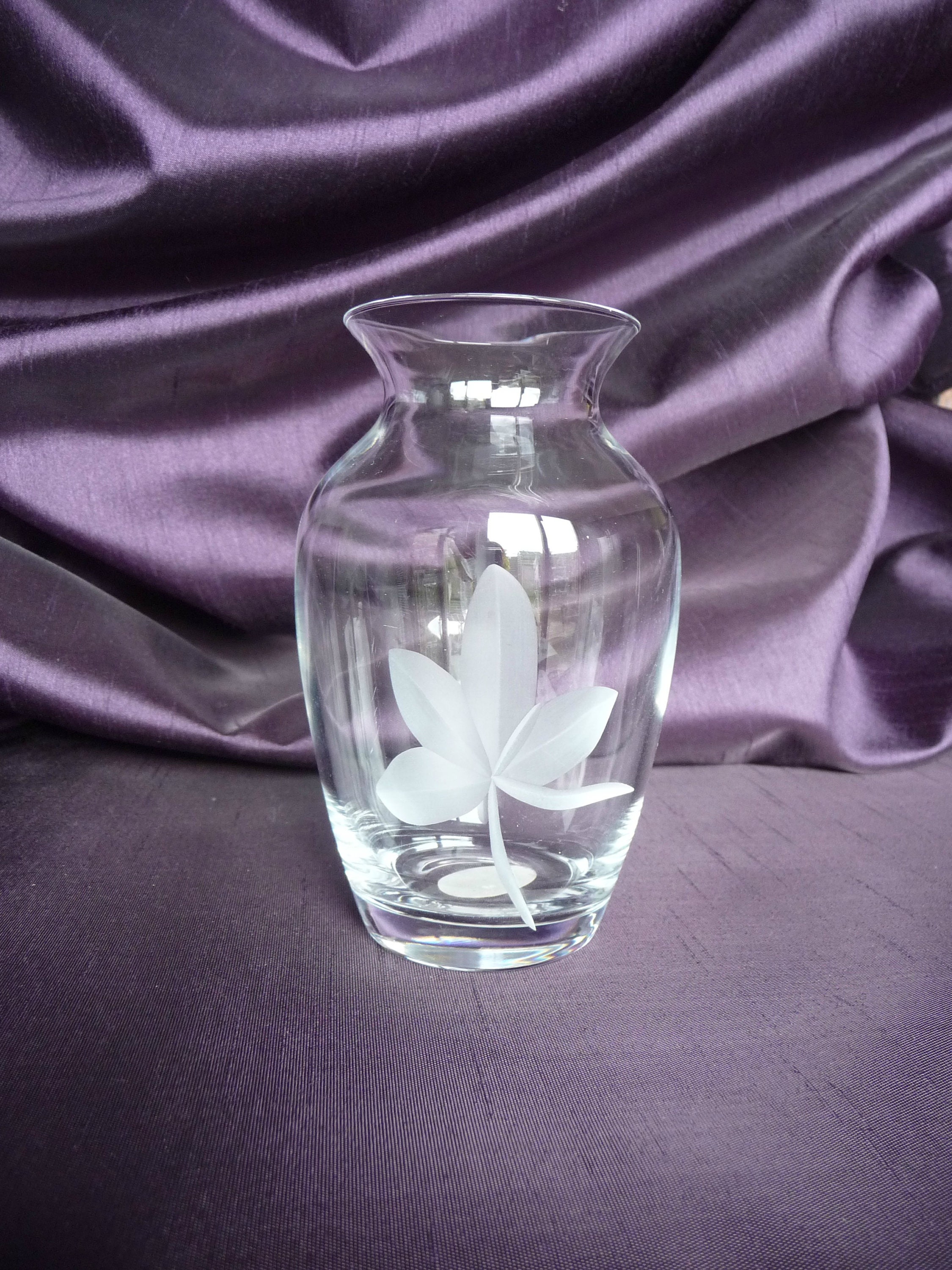 Royal Doulton Finest Crystal Etched Small Posy Bud Vase 102 Etsy