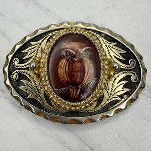 Vintage Owl Buckle - Etsy display picture 1