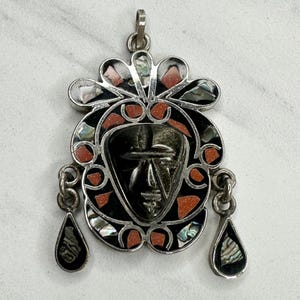 Vintage Mexico Sterling Silver Necklace - Etsy