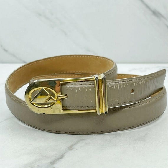 Liz Claiborne Gray Vintage Full Grain Semi Aniline Leather  display picture 3