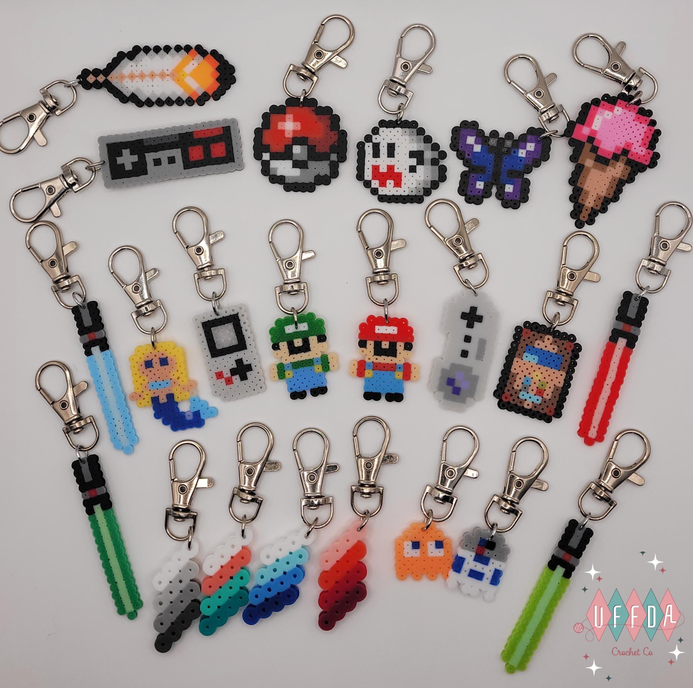 Perler Bead Key Chain - Etsy