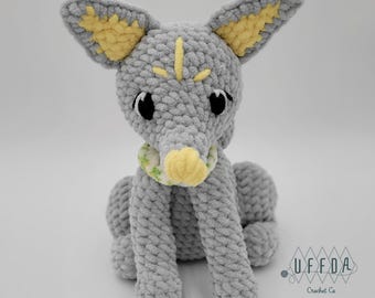 Handmade Crochet Kitsune Fox Amigurumi - Inari Plush