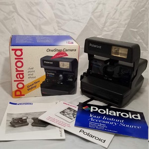 Vintage Polaroid OneStep Instant Closeup Camera IN BOX 90s Camera Analog Film Camera
