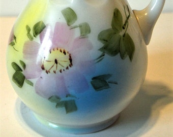 Antique Syrup Jug in Milk Glass