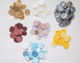 Wax Seal Grab Bags  | 15 seals | assorted designs and sizes | gold, white, marble, wine, purple, yellow, blue