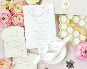 STYLED SHOOT Created Wedding Invitation Suite for Photographers or Creatives / Editorials