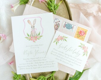 DEPOSIT LISTING for Custom Calligraphy Watercolor Invitations or Stationery- Showers, Parties, Holidays, Christmas