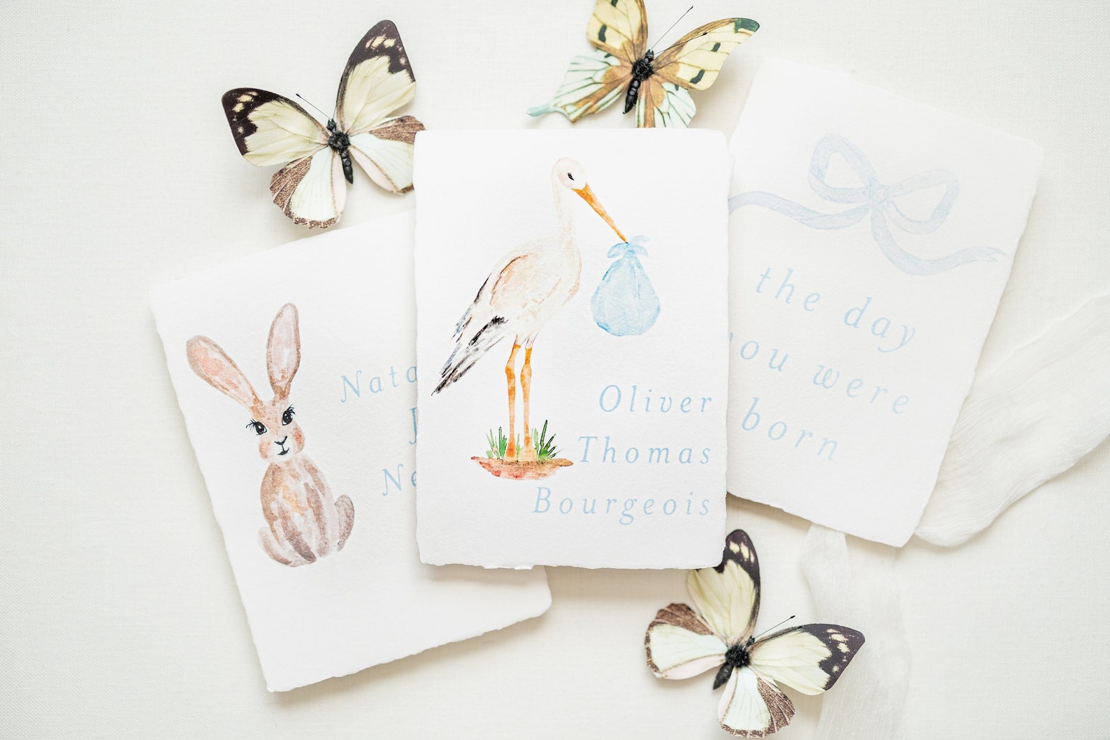 Personalized Baby Name Welcome Card