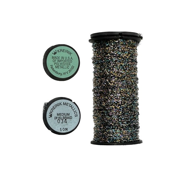 Confetti 034 - Kreinik Metallics - #16 Medium Braid - 10 M