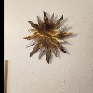 metal Wall decor Sun rustic heat patina sun Decor, recycled steel sun, custom Sun, rustic farmhouse style, large metal sun, gift for her