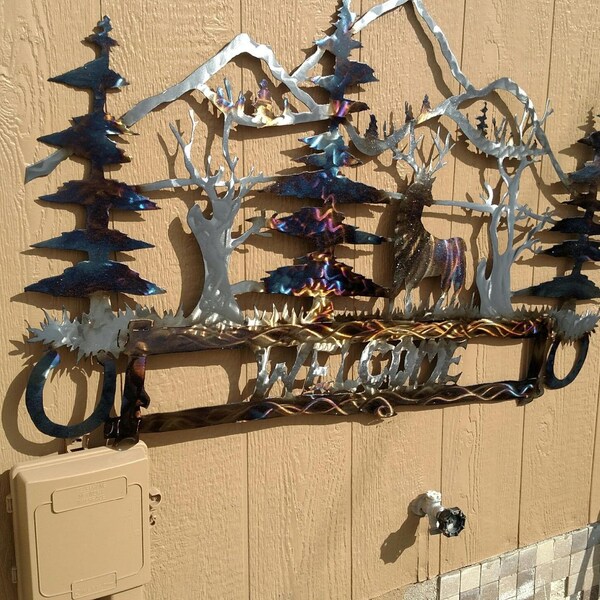 Metal Elk Sign - Etsy