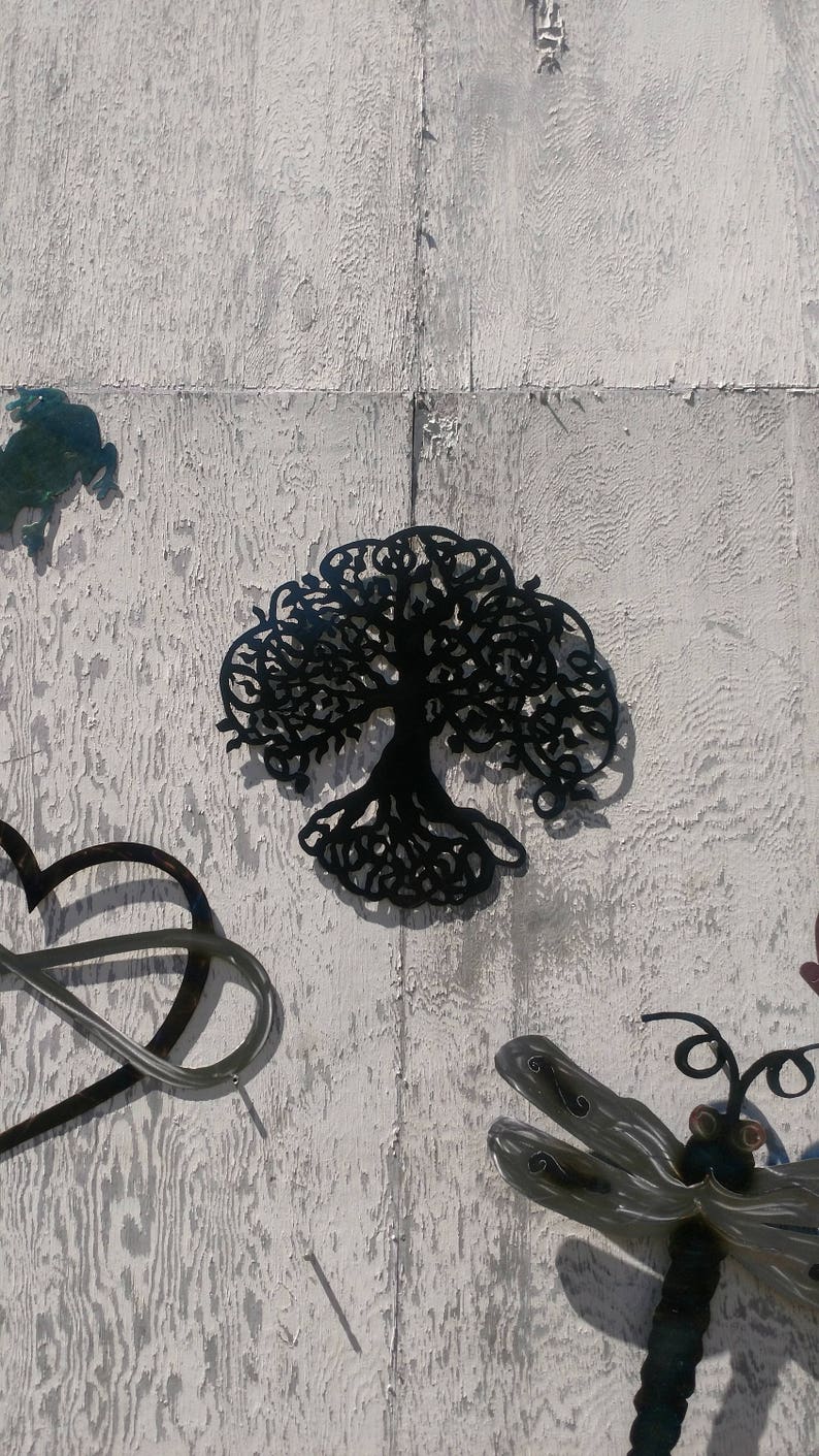 tree of life outdoor wall art on Tree Of Life Metal Wall Art Etsy Handmade Tree Of Life Wall Etsy