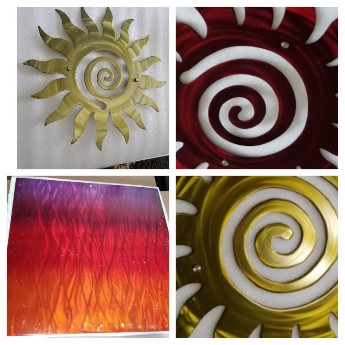 Sun Wall Decor Yellow Metal Wall Art Tangled Sun / Fun Wall Etsy