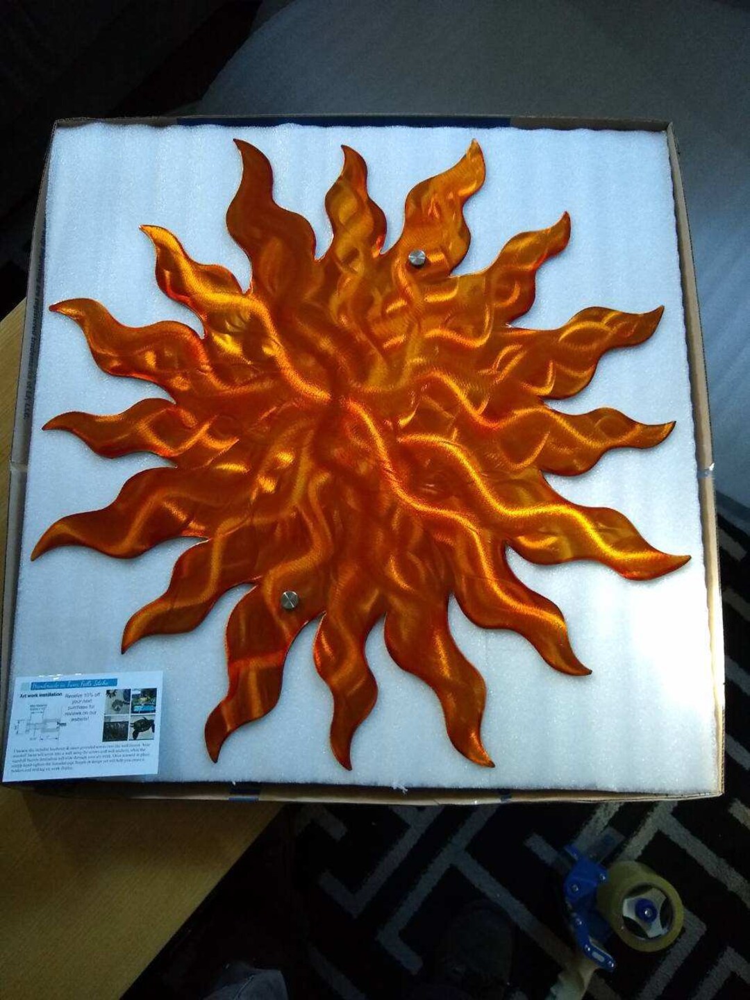 Metal Sun Wall Art Unique Home Decor / Metal Plasma Cut Sun / Etsy