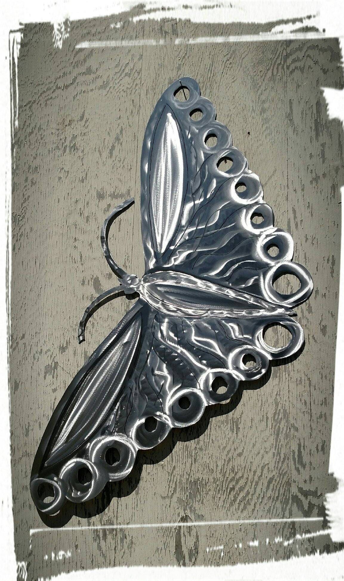 Plasma cut butterfly Metal wall art decor ETSY handmade custom | Etsy