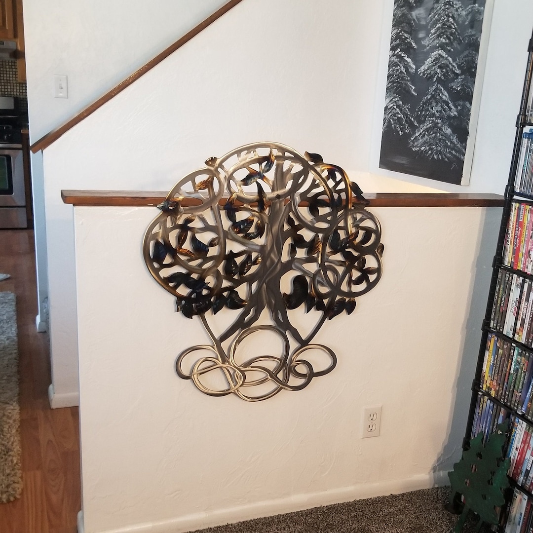 Metal Wall Art Tree of Life Unique Home Decor Gifts Handmade Large Tree ...
