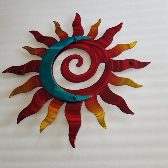 Metal Art Large Sun Unique Home Decor Sun Wall Decor Large Outdoor