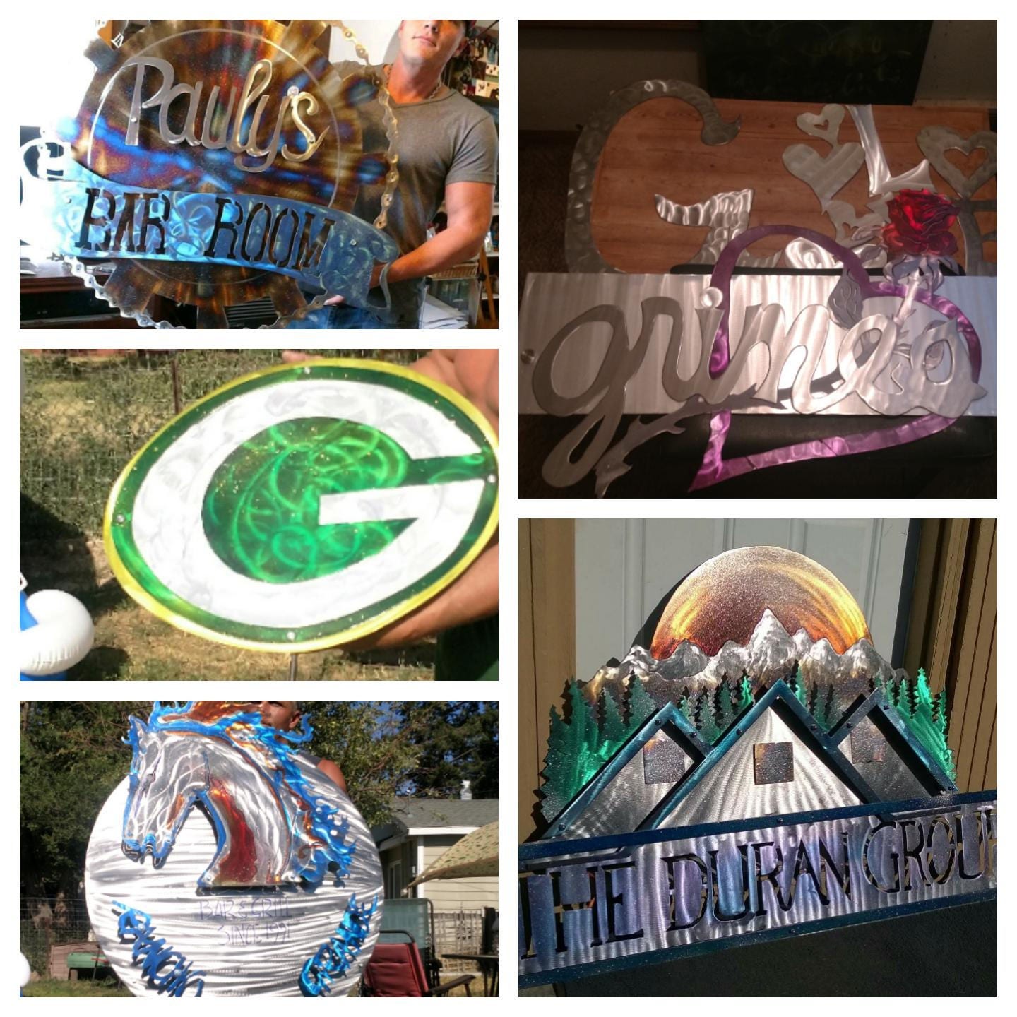 Commercial metal sign metal wall art signs home decor Plasma | Etsy