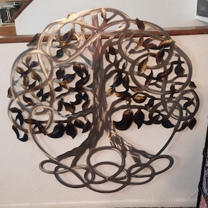 Unique Home Decor Metal Wall Decor Tree of Life ETSY Handmade Outdoor