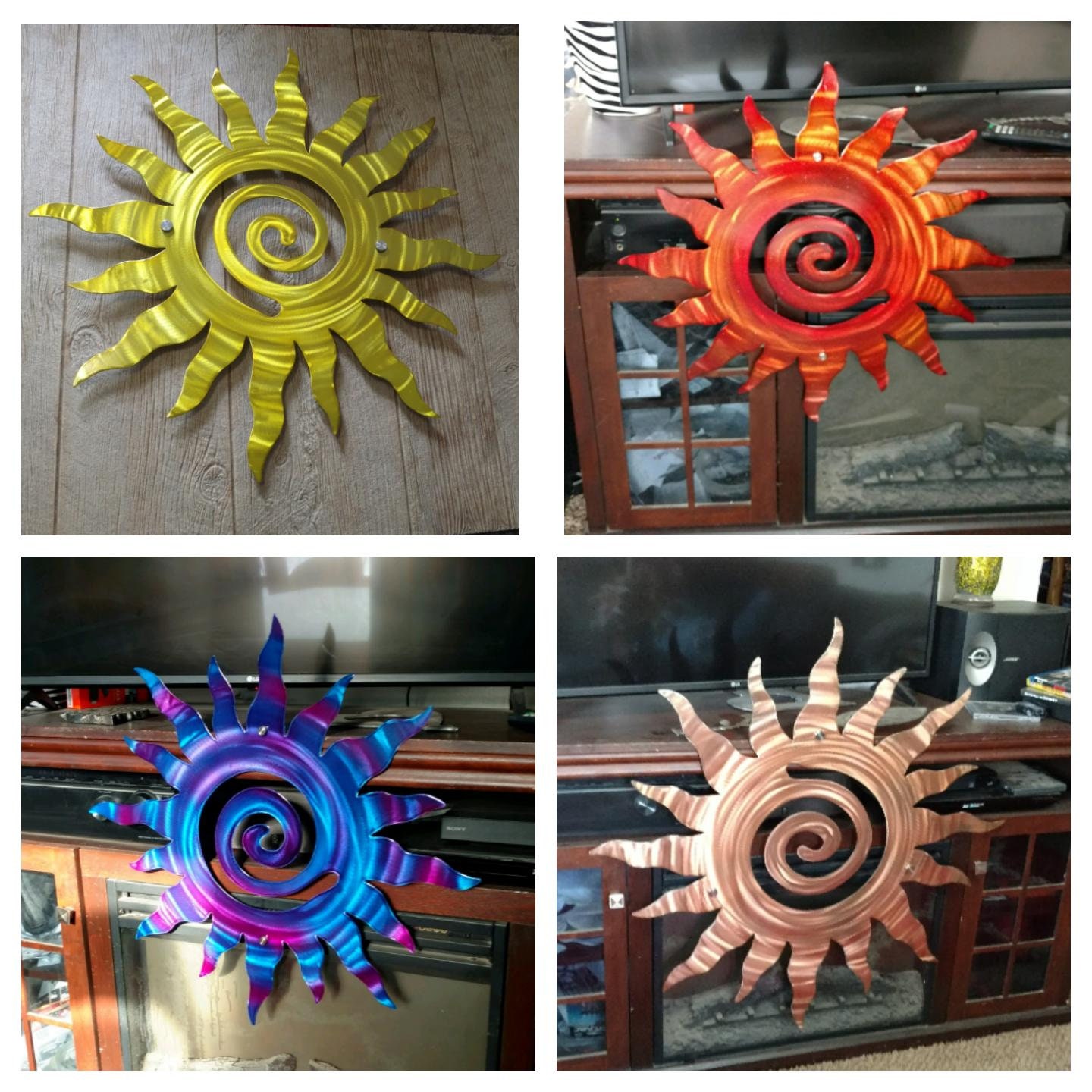 Sun wall art ETSY handmade wall hanging sun plasma cut sun Etsy