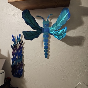 Dragonfly metal wall art dragonfly SunCatcher indoor outdoor garden art yard decoration home decor unique window hanging decorations artwork
