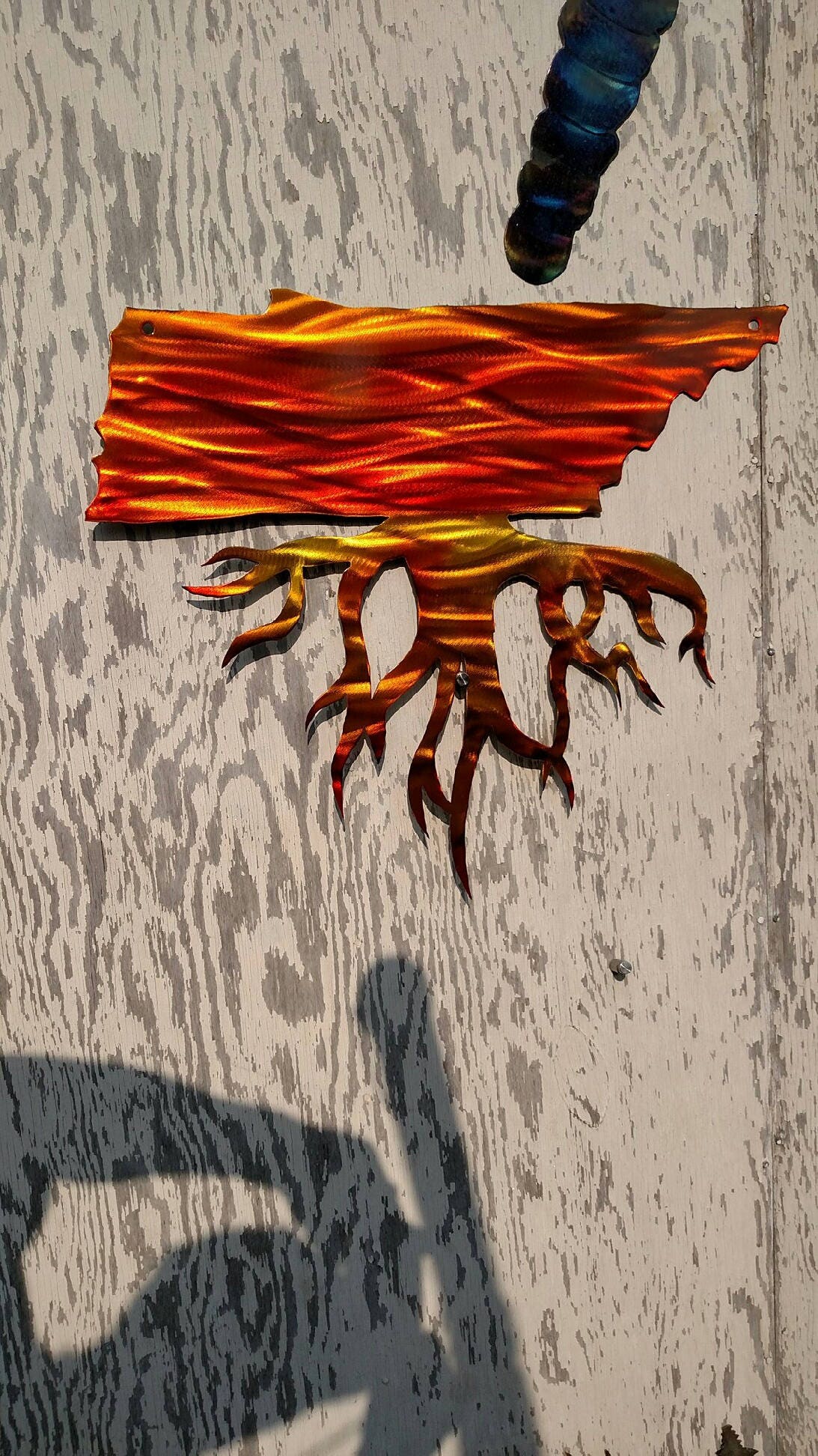 Custom state Metal wall art Tennessee plasma cut state design Etsy