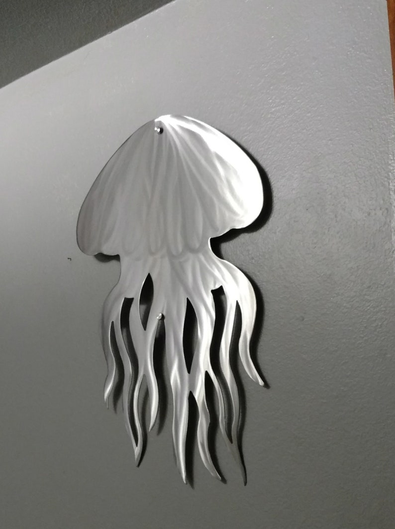 Jellyfish Wall Art / Jellyfish Wall Sculpture / Custom Metal Etsy