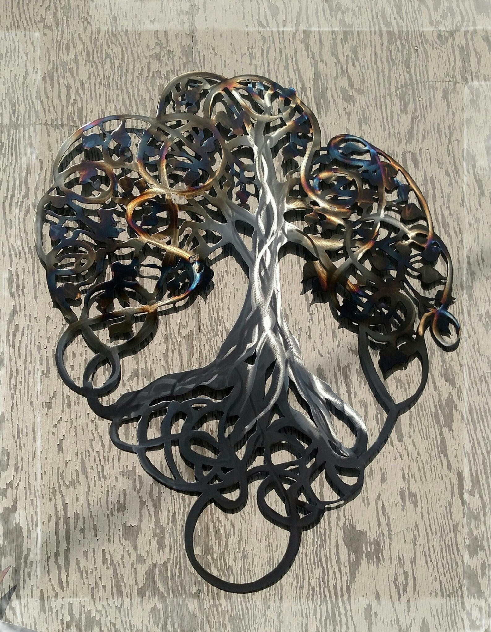 Wall decor Tree large tree of life outdoor Wall Decor Etsy