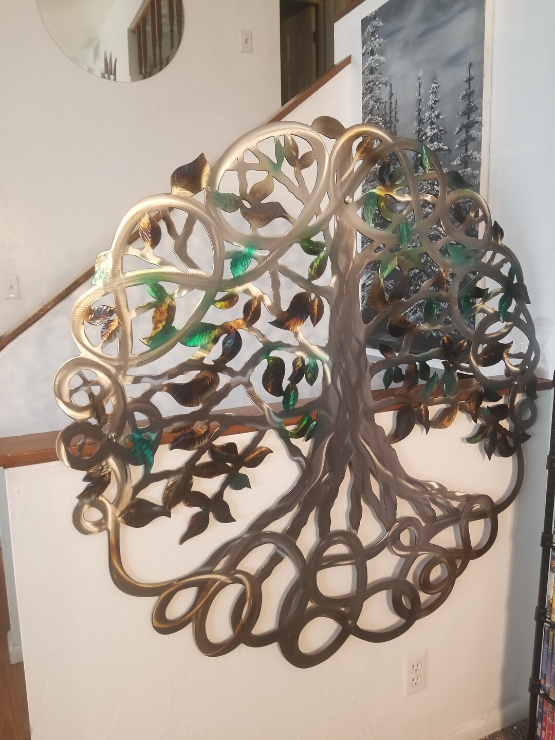 Metal Wall Art Tree of Life Unique Wall Decor Metal Tree - Etsy