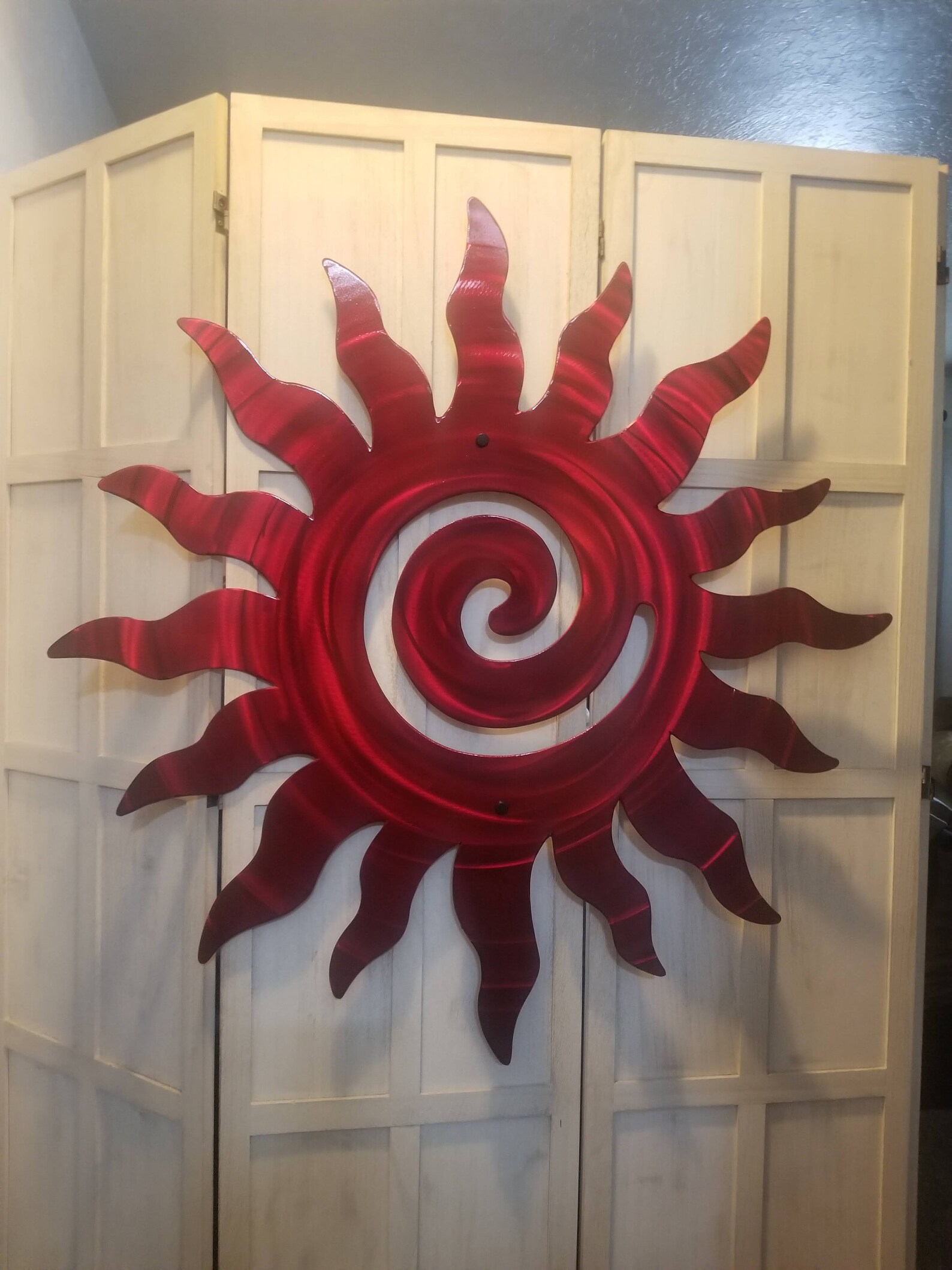 Metal Wall Art Sun ETSY Handmade Wall Decor Copper Metal Sun Etsy