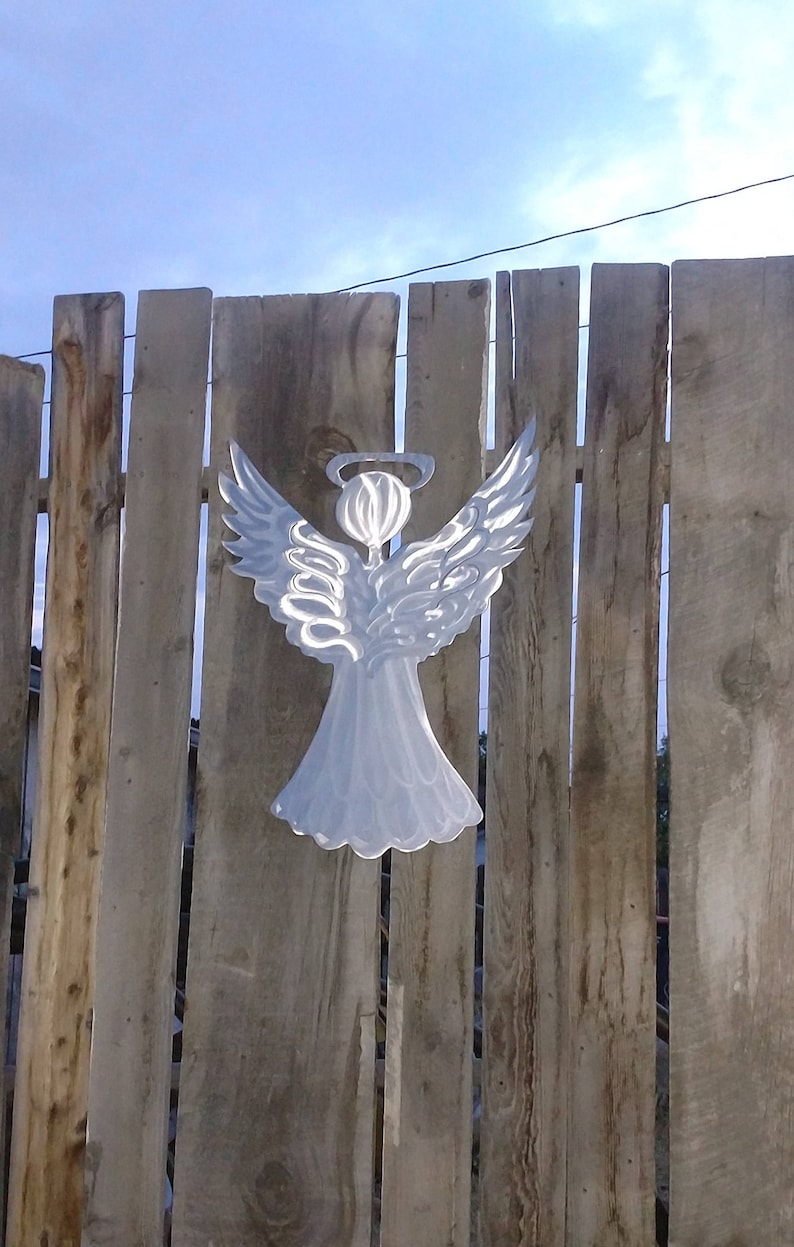Angel Wall Hanging Metal Art Custom Metal Art Plasma Cut Etsy