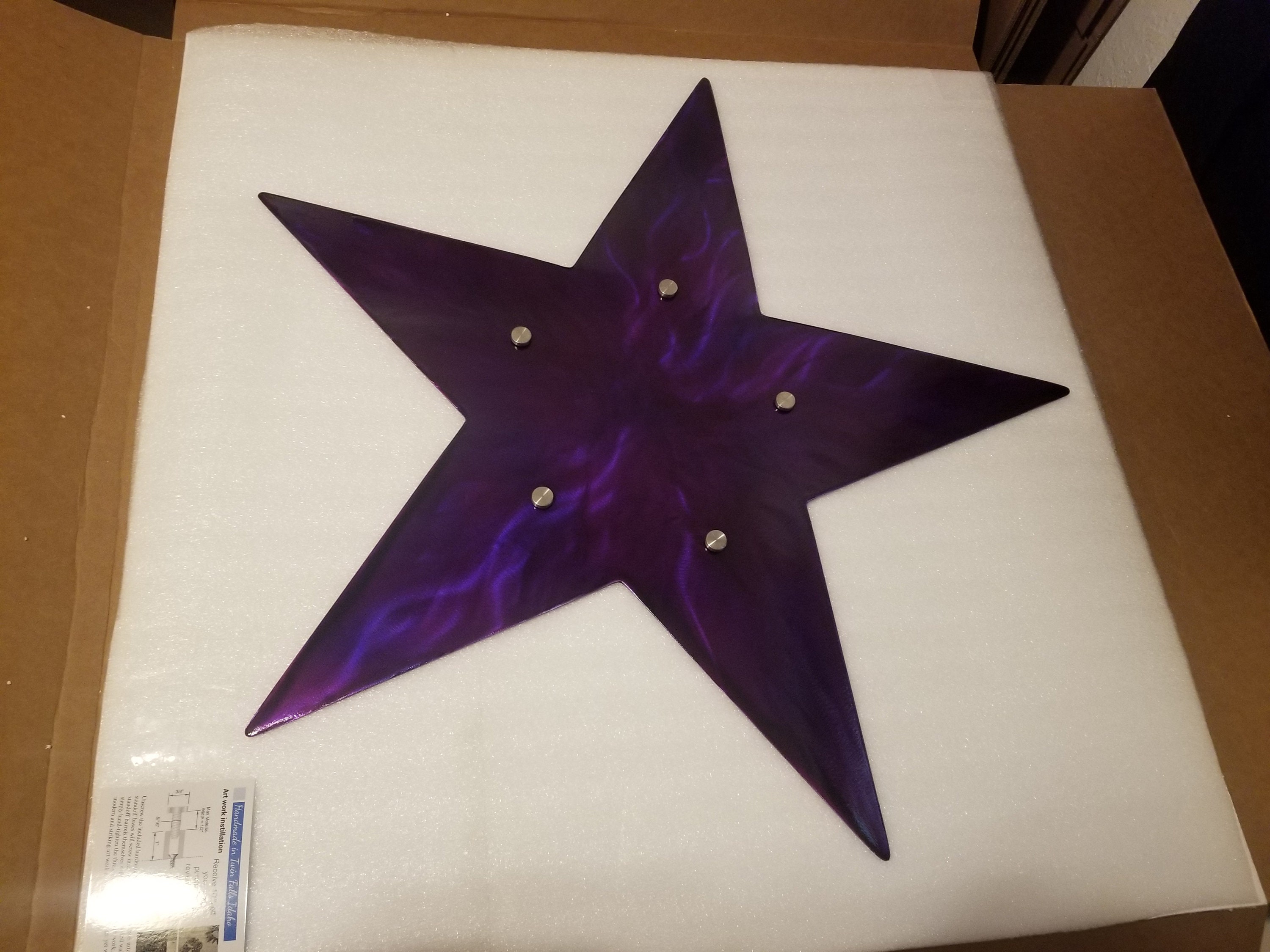 Large Metal Stars Star Wall Hanging Decor Home Decor Stars Etsy