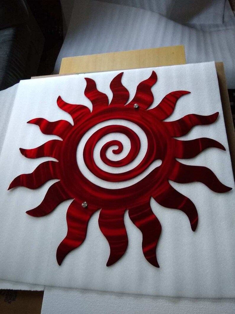 Metal Wall Art Sun ETSY Handmade Wall Decor Copper Metal Sun Etsy