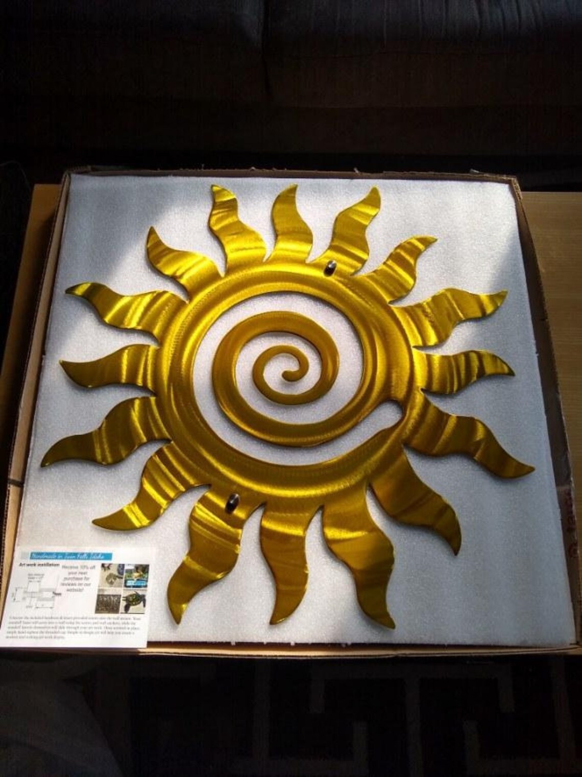 Metal Art Sun Wall Decor ETSY Handmade Modern Large Wall Sun Etsy