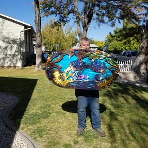 Jumbo turtle metal wall sculpture, coastal coral fish Metal sea life, Under the sea, Turtle decor, ocean decor, Beach house decor artwork