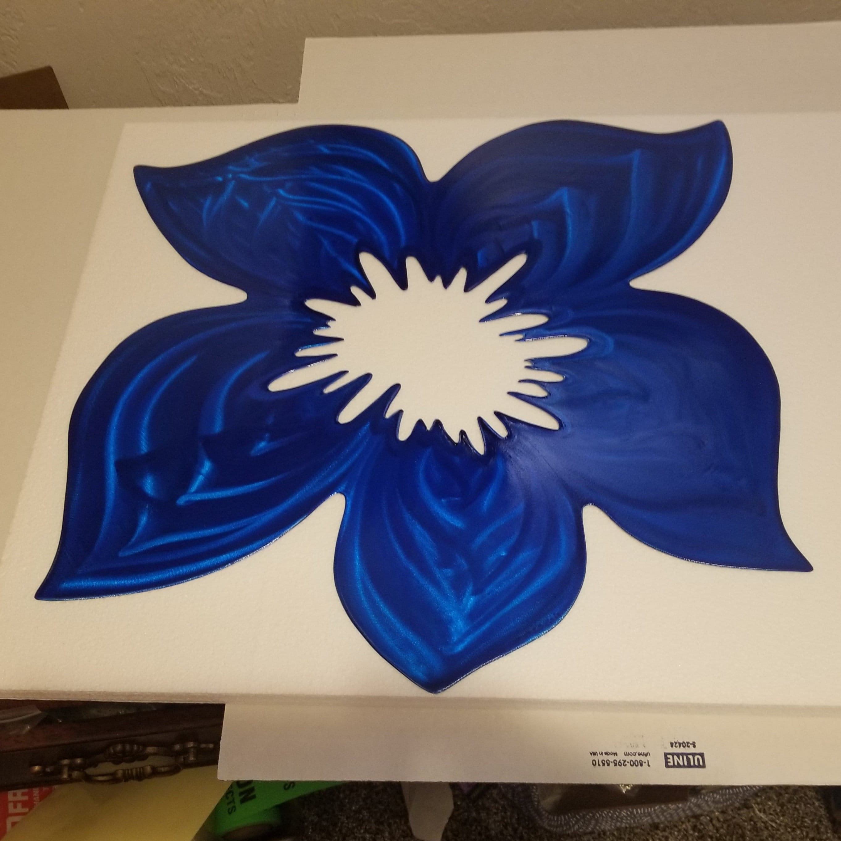 Metal Flower Wall Art Flower Wall Decor/ Large Metal Flowers Etsy