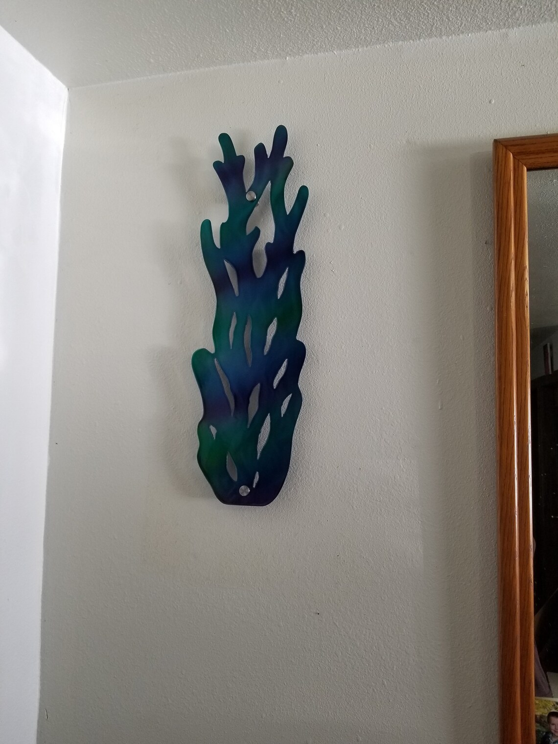 Seaweed Metal Art Steel Wall Decor Coastal Beach Unique Home Etsy UK