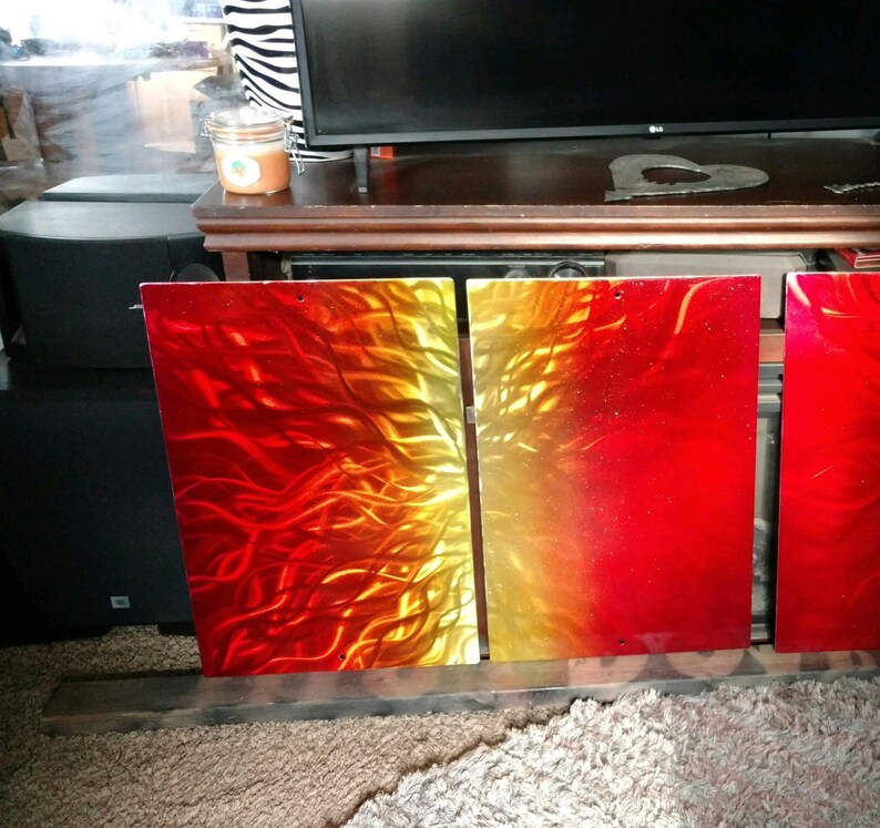 Large wall art ETSY handmade metal wall art custom home | Etsy