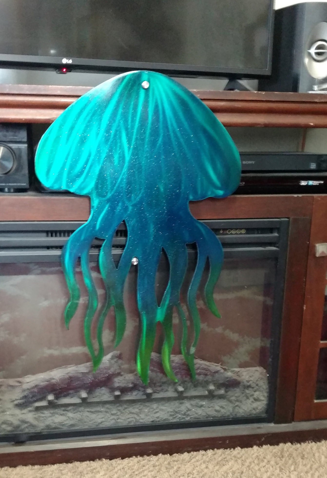 Jellyfish Wall Art / Jellyfish Wall Sculpture / Custom Metal Etsy